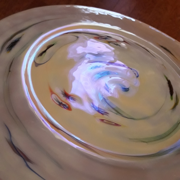 Murano Glass Plate Italian Art Glass Millefiori - Picture 12 of 16